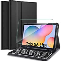 IVSO Español Teclado para Samsung Galaxy Tab S6 Lite- Protector de Pantalla para Samsung Galaxy Tab S6 Lite 10.4 2020…